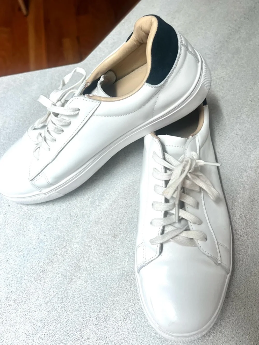 RARE Frederic Malle Edition Parfums Leather Sneakers Euro Luxury White Size 42.5